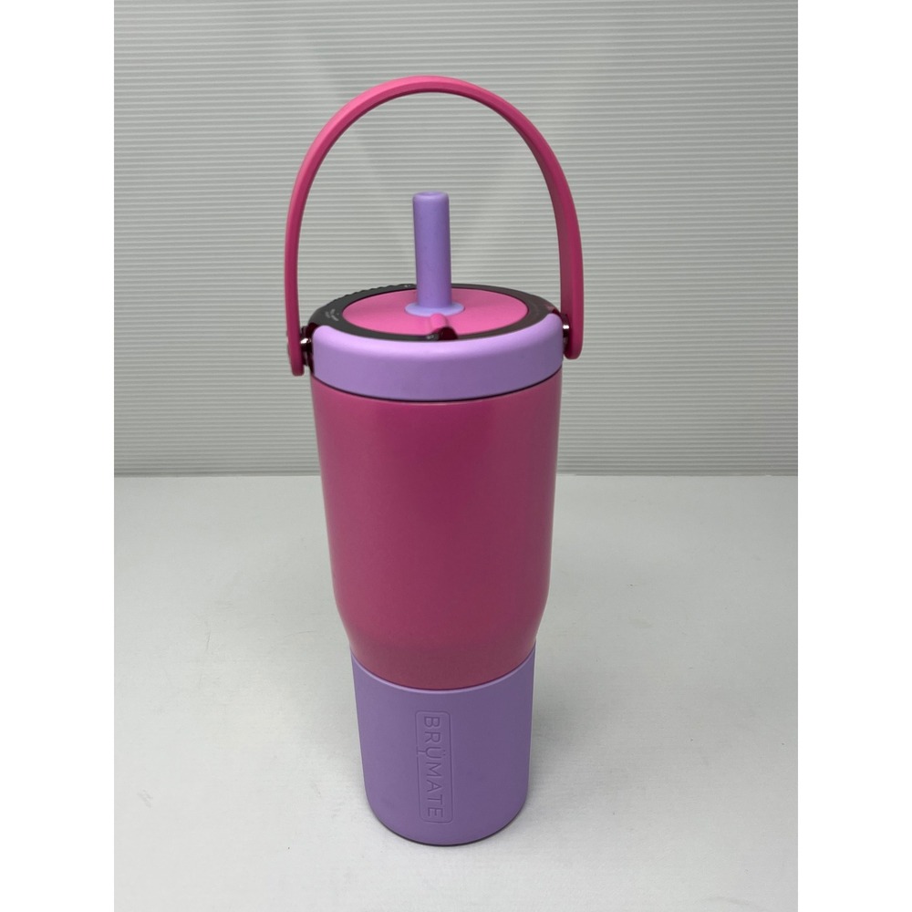 BruMate Resa 25oz Leakproof Straw Tumbler Pink Purple Insulated Travel Mug